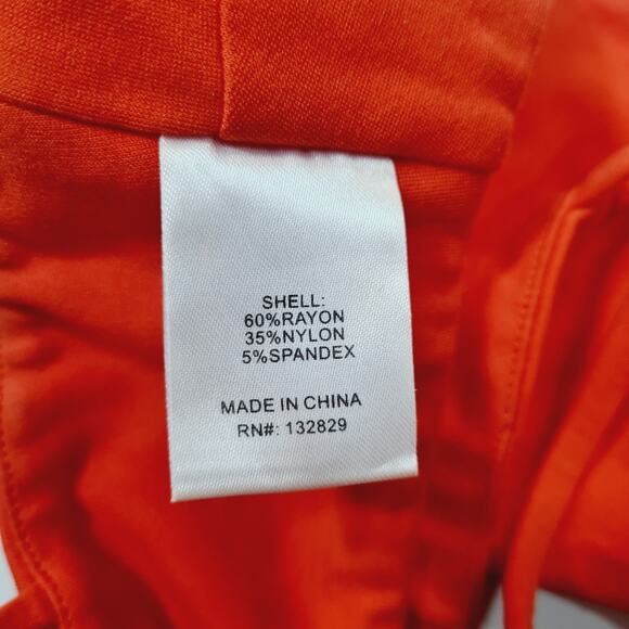 Michael Costello x REVOLVE Amira Crop Top in Orange - Picture 5 of 8